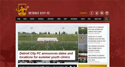 Desktop Screenshot of detcityfc.com